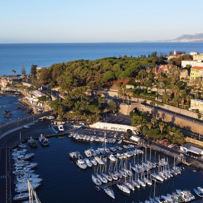 Bordighera coastline from above